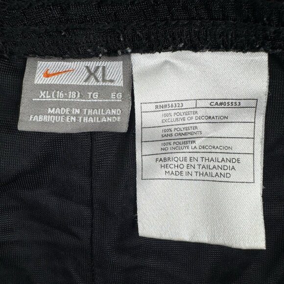 Vtg Nike Men’s XL Striped Travis Scott Mini Swoosh Above Knee Basketball Shorts - Picture 3 of 12